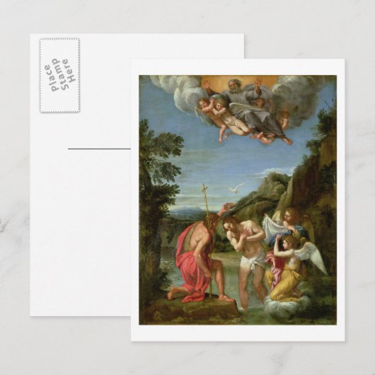 Taufe Christi Postkarte (Vorne/Hinten)