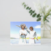 Taufe Christi Postkarte (Stehend Vorderseite)