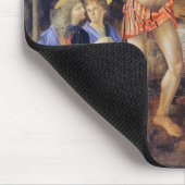 Taufe Christi von Verrocchio, Leonardo da Vinci Mousepad (Ecke)