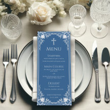 Taufe Classic Blue Elegante Boy Christening