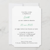 Taufe Colomba Einladung (Rückseite)