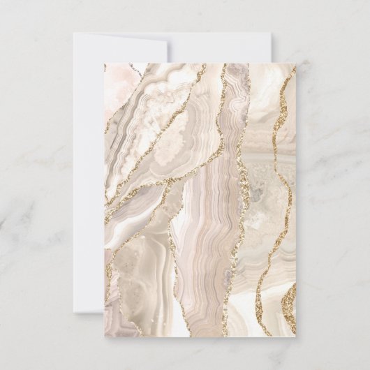 Taufe danke beige rosa Heiligkreuz Einladung (Rückseite)