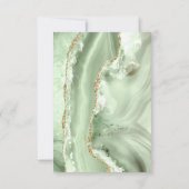 Taufe danke der grünen Agitation Einladung (Rückseite)