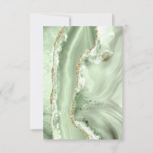 Taufe danke der grünen Agitation Einladung (Rückseite)