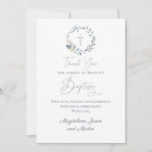 Taufe danke Karte (Vorderseite)