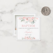 Taufe Danke Karte (Vorderseite/Rückseite Beispiel)