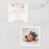 Taufe Danke Karte (Vorne/Hinten)