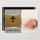 Taufe danken Ihnen | kundenspezifisches Dankeskarte (Vorne/Hinten)