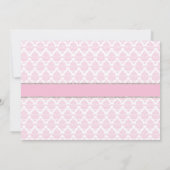 Taufe danken Ihnen, mit Mädchen-Taufe des Foto-| Dankeskarte (Rückseite)