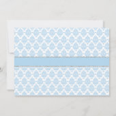 Taufe Dankeschön Karte mit Foto | Boy Baptisk (Rückseite)