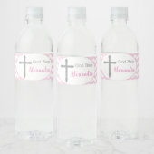 Taufe, Dedication, Christening Water Flasche Wrap Wasserflaschenetikett (Flaschen)