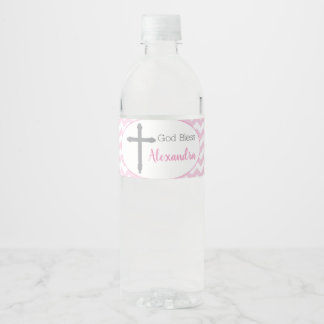 Taufe, Dedication, Christening Water Flasche Wrap Wasserflaschenetikett