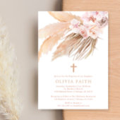 Taufe der bohemischen Wüste Pampas grass Einladung