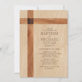 Taufe der Jungen Einladung (Vorderseite)