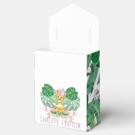 Taufe der Mädchen oder Illustration des Geburtslio Geschenkschachtel (Geöffnet)