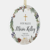 Taufe der Personalisierten Girl Keramik Ornament (Rechts)