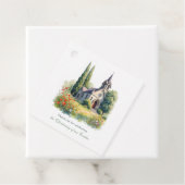 Taufe der Wasserfarbenkirche Danke Geschenkanhänger (Beispiel)