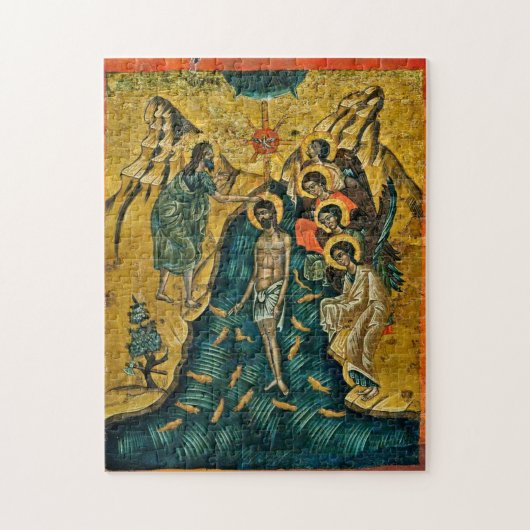 Taufe des christlich-orthodoxen Christlichen Symbo Puzzle (Vertikal)