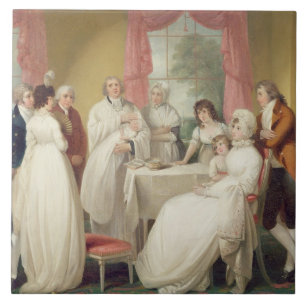 Taufe des Erb, (Öl auf Leinwand) Se c.1799 Fliese