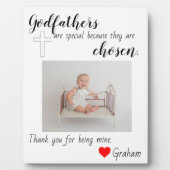 Taufe des Godvaters Fotoplatte (Vorderseite)