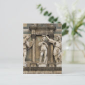 Taufe des Handlers - Statue aus Florenz Postkarte (Stehend Vorderseite)
