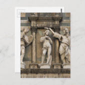 Taufe des Handlers - Statue aus Florenz Postkarte (Vorne/Hinten)