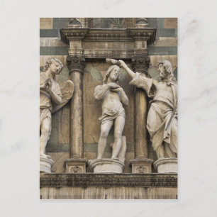 Taufe des Handlers - Statue aus Florenz Postkarte