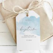 Taufe des Minimalistischen Blaujungen Geschenkanhänger