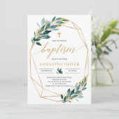 Taufe des roten Eukalyptus Einladung (Stehend Vorderseite)