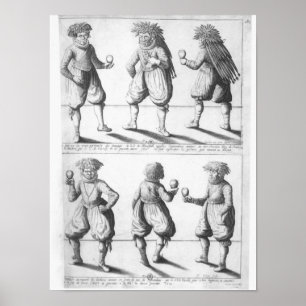 Taufe des Tupinambras Stammes Poster