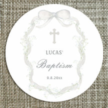 Taufe des weißen Gipskrauts Ribbon