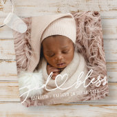 Taufe Einfache Elegante Modernes Heart Baby Foto Schlüsselanhänger