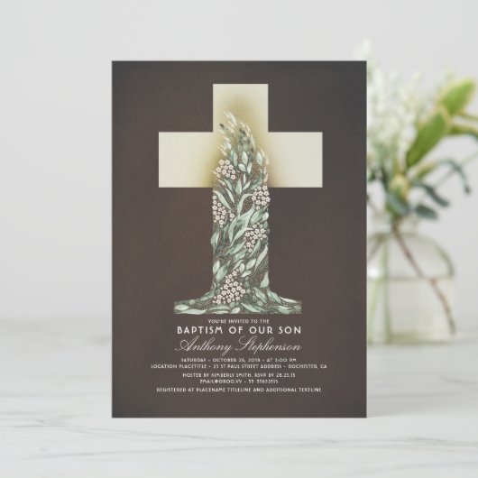 Taufe Einladung (Stehend Vorderseite)