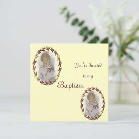 Taufe Einladung (Stehend Vorderseite)