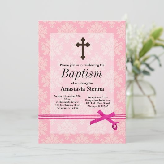 Taufe Einladung (Stehend Vorderseite)