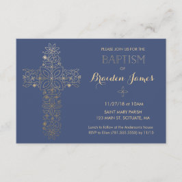 Taufe, Einladung zur Feier, Einladung zum Gold Cro