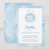 Taufe, Einladung zur Feier, Jungen einladen (Vorne/Hinten)