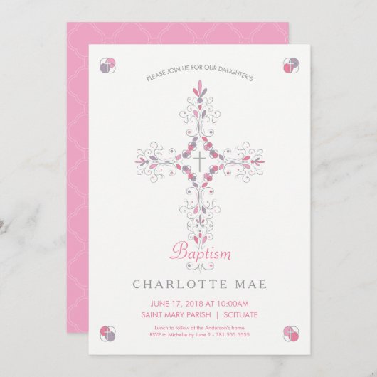 Taufe, Einladung zur Weihnachtsfeier - Einladung, (Vorne/Hinten)