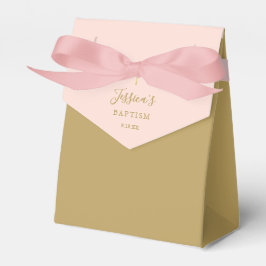 Taufe Elegant Blassrosa Geschenkschachtel
