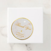 Taufe Elegante Marmorbäume Imitate Gold Foil Viele Geschenkanhänger (Beispiel)