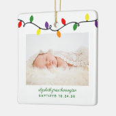 Taufe Erste Weihnachtsweihnachtsbäume Achtung Keramikornament (Links)