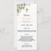 Taufe Eukalyptus Grüne Kreuzung Karte (Vorderseite)