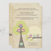 Taufe Festfeier Nacht Einladung (Vorne/Hinten)