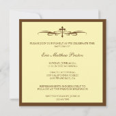 Taufe Foto Einladen mit Bibelverse Einladung (Rückseite)