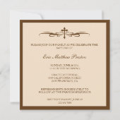 Taufe Foto Einladung mit Bibelverse (Rückseite)