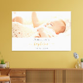 Taufe Foto Leinwanddruck (Insitu (Wohnzimmer))