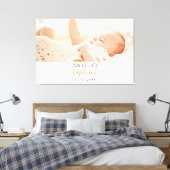 Taufe Foto Leinwanddruck (Insitu (Schlafzimmer))