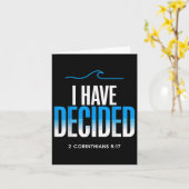 Taufe, für die ich mich entschieden habe karte (Gelbe Blume)