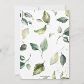 Taufe für ein Mädchen Einladung (Rückseite)