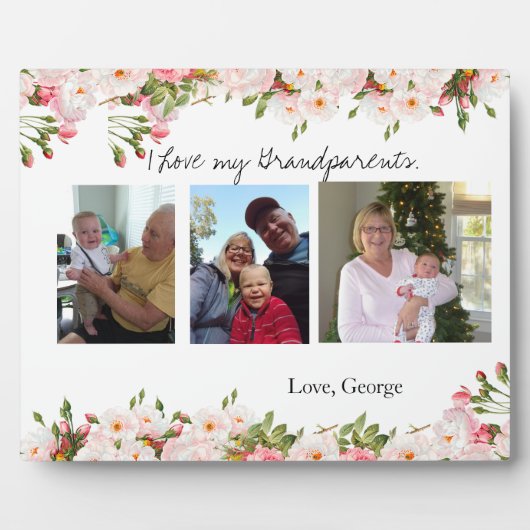 Taufe für Godeltern Fotoplatte (Vorderseite)